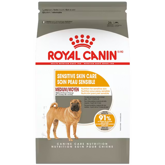 Royal Canin Moyen Soin De La Peau Sensible 30 lb