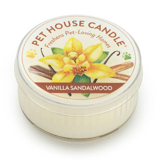 PetHouse Petite bougie Vanilla Sandalwood 1.5oz
