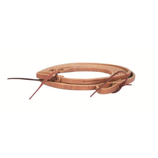 Rênes Western Rawhide Signature en Cuir Harness avec Boucles Water Loops – 3/4 po x 7' à 7'11"