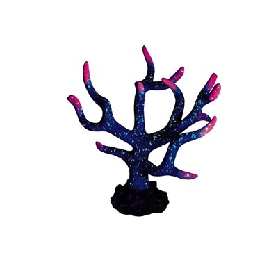 Spectrum Ornement « GloFish » Couleur-Changeant Corail Moyen