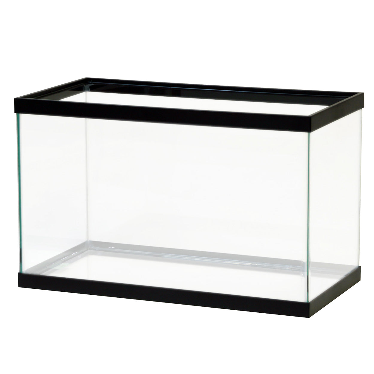 Aquarium standard - Cadre noir - 5,5 gal - Silicone transparent