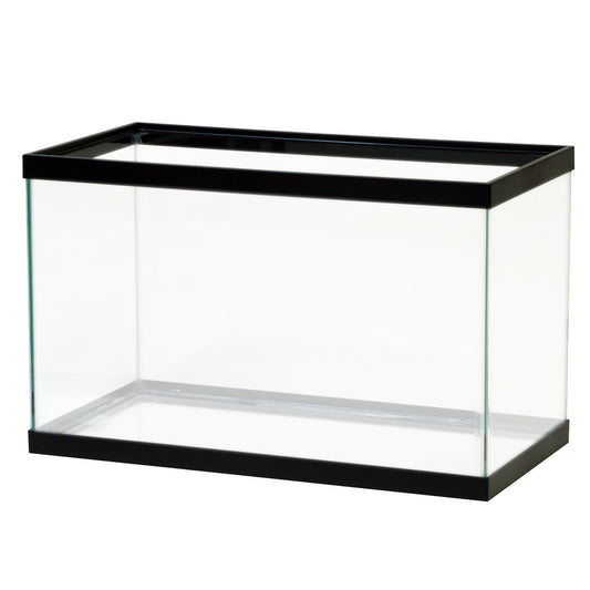 Aquarium standard - Cadre noir - 5,5 gal - Silicone transparent