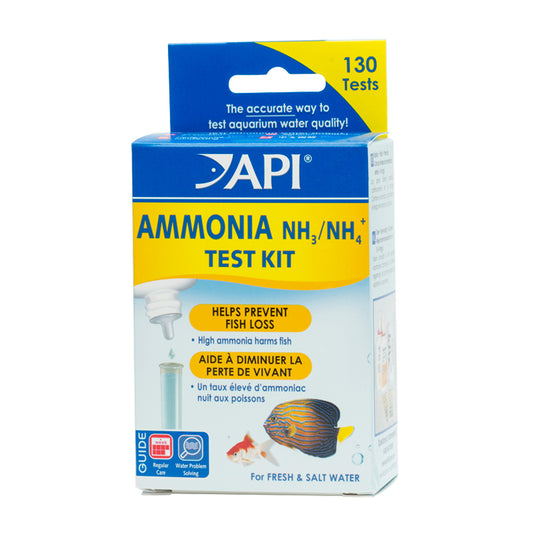 API Kit de test d'ammoniaque - Eau douce/Eau salée