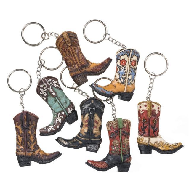 Porte-clef bottes de cowboy