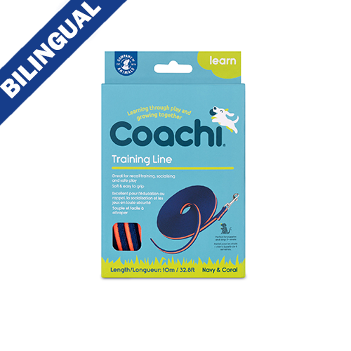 Company Of Animals® Coachi® Training Line Navy & Coral 10M