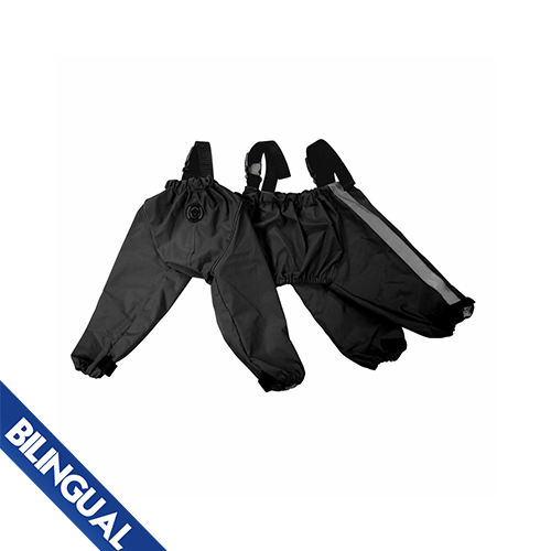 foufouBRANDS™ foufou dog™ Pantalon de protection toutes saisons pour chien Bodyguard Noir