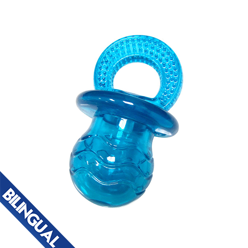 foufouBRANDS™ fouFIT™ Paci-Chew Bleu– Jouet pour grand chien