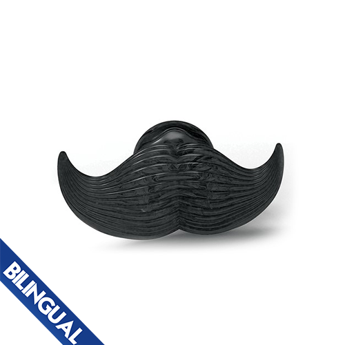 foufouBRANDS™ fouFIT™ Paci-Chew – Jouet pour chien Moustache