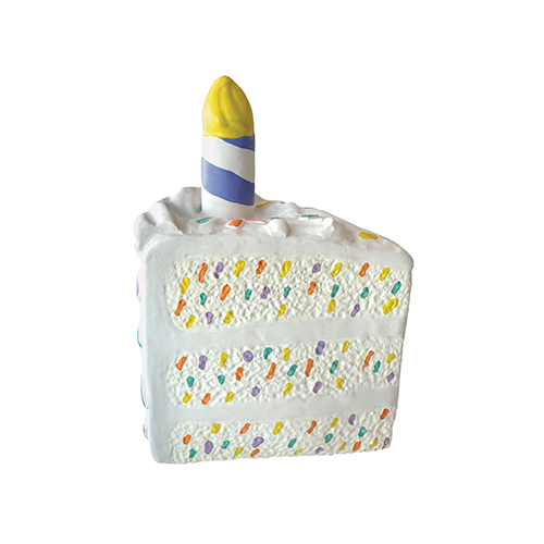 Jouet à mâcher foufouBRANDS™ fouFIT™ en forme de gâteau d'anniversaire unisexe de 15 cm pour chien
