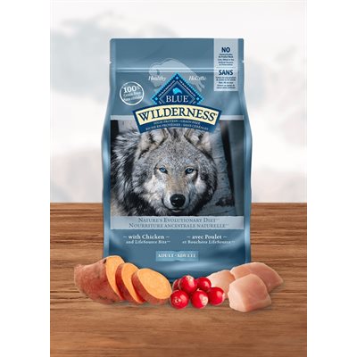 Blue Wild Poulet Chien Adulte 24Lb