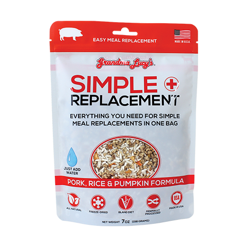 GRANDMA LUCY'S® Saveur de remplacement simple porc, riz et citrouille de , 7 oz