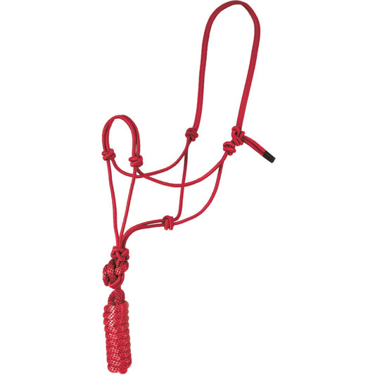 Licol en corde Mustang Economy avec longe – Taille cheval