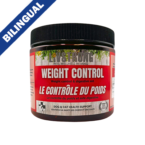 LIVSTRONG Soutien santé pour chiens et chats Contrôle du Poids & Aide Digestive 145 g