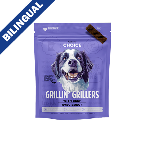 NutriSource® Choice Grillin' Grillers Avec Boeuf, pour chiens 12oz