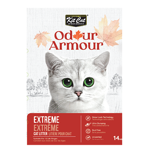 Kit Cat® Odour Armour – Litière pour chats contrôle extrême des odeurs