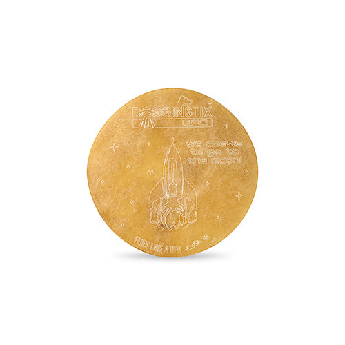 DOGGINSTIX Bâtons UFO en Collagène de Bœuf 9,75" – Friandises et Mastications Naturels pour Chiens