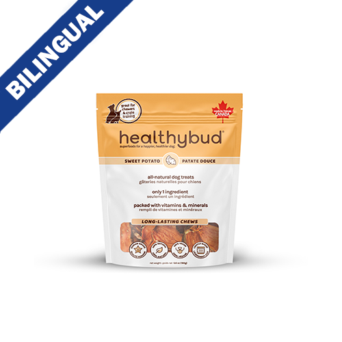 Healthybud® Patate Douce, Gâteries pour chiens, 160-gm