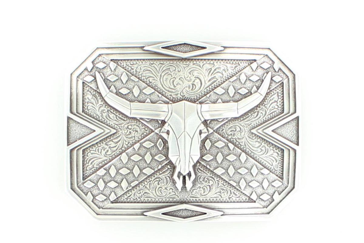 Nocona Boucle de ceinture Steer Skull – Homme