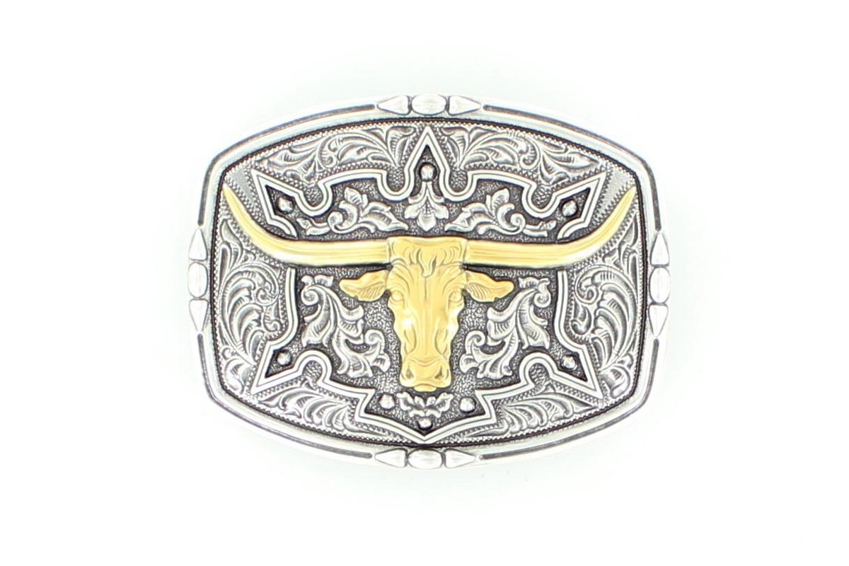 Nocona Boucle de ceinture Longhorn – Homme