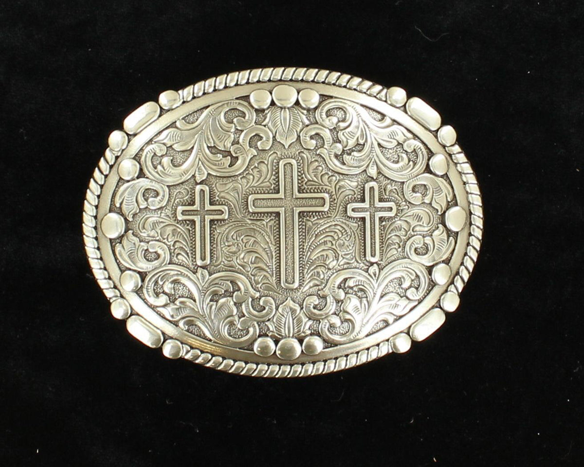 Nocona Boucle de ceinture Triple Cross – Homme
