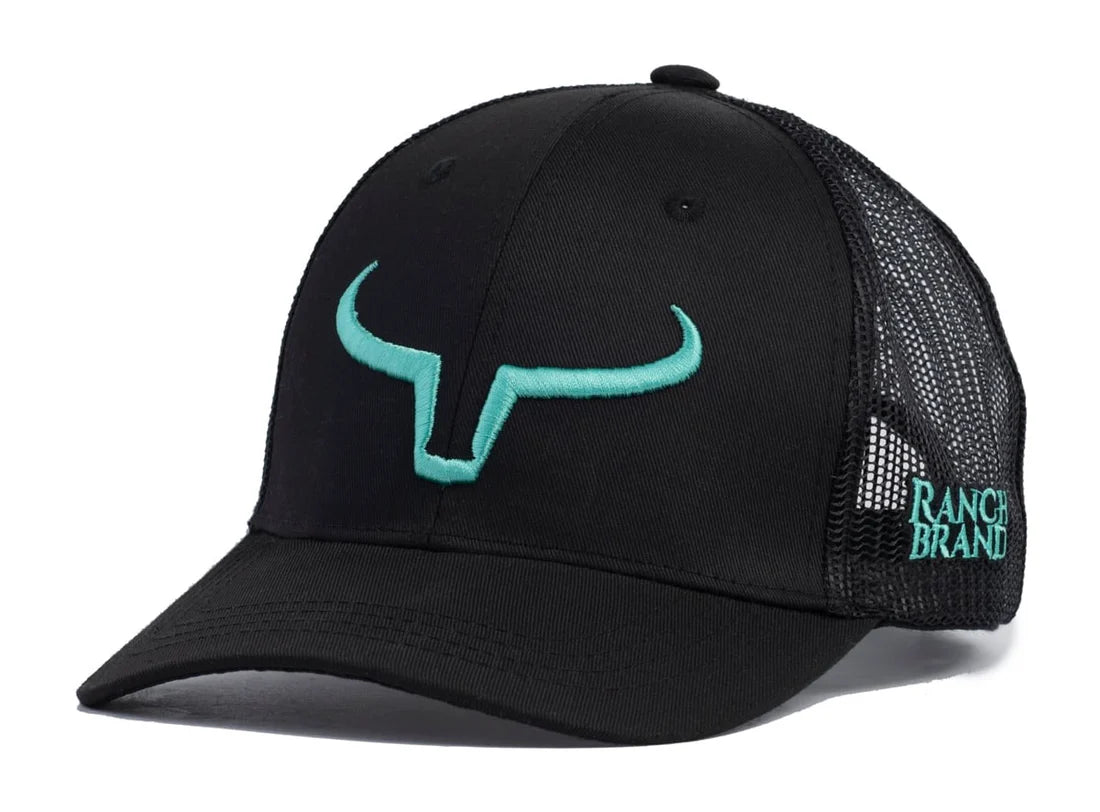 Ranch Brand Casquette Ponytail Femme, Mesh avec Logo