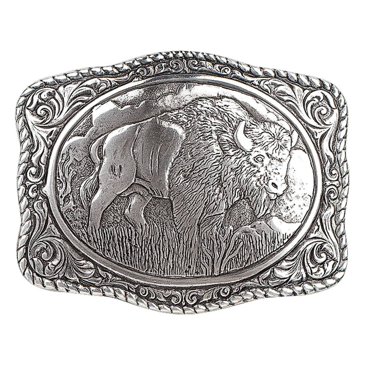 Crumrine Boucle de ceinture – Bison vintage