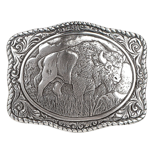 Crumrine Boucle de ceinture – Bison vintage