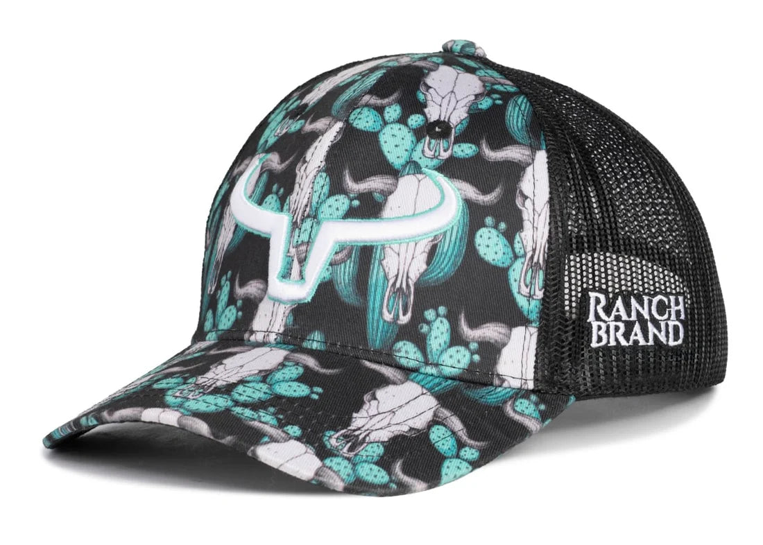 Ranch Brand Casquette Ponytail Femme, Mesh avec Logo