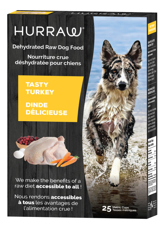 Hurraw Chien Déshydratée Dinde  25 tasses