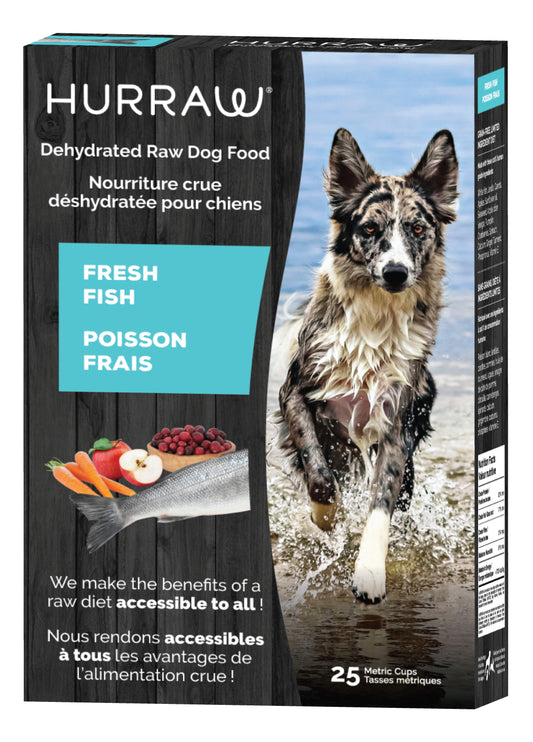 Hurraw Chien Déshydratée Poisson 25 tasses