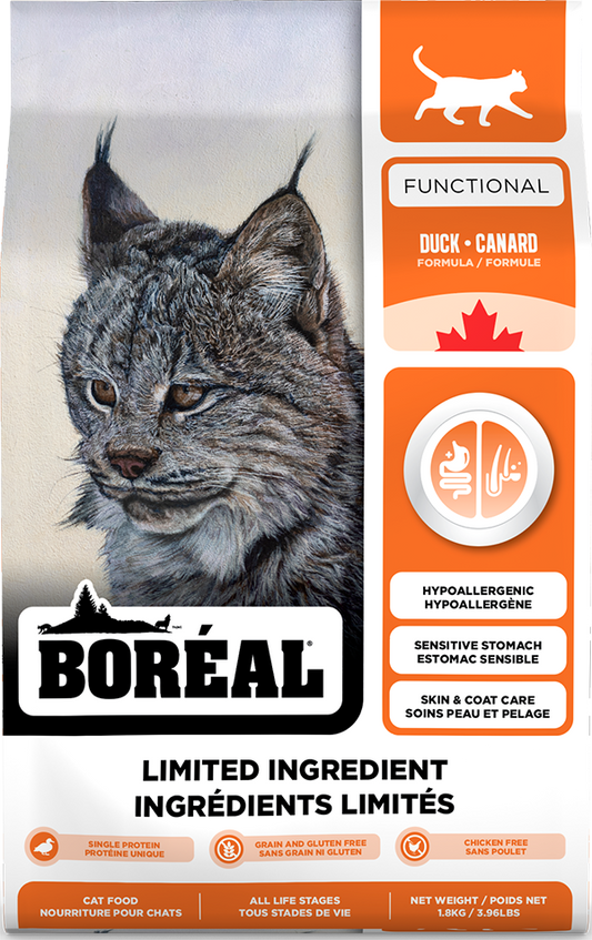 Boréal Functional Ingrédients Limités pour Chat Canard 1.8Kg