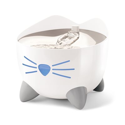 Catit Pixi Smart Fontaine Blanc Dessus Acier Inoxydable