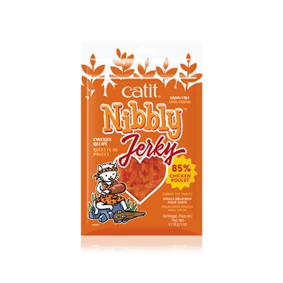 Catit Nibbly Jerky  Charquis Tendres Poulet 30G