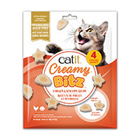Gâteries moelleuses Catit Creamy Bitz, Poulet et pétoncles, paquet de 4, 48 g