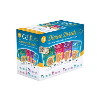 Catit Garniture Divine Shreds Pour Chats, Assortiment Au Tho