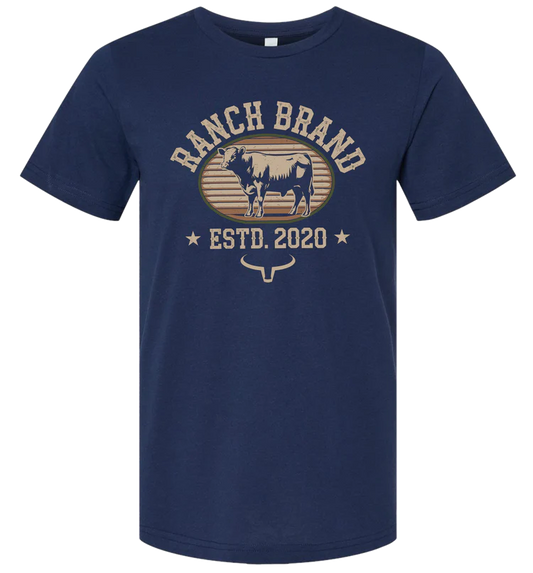 Ranch Brand | T-Shirt Homme Bull | Marine