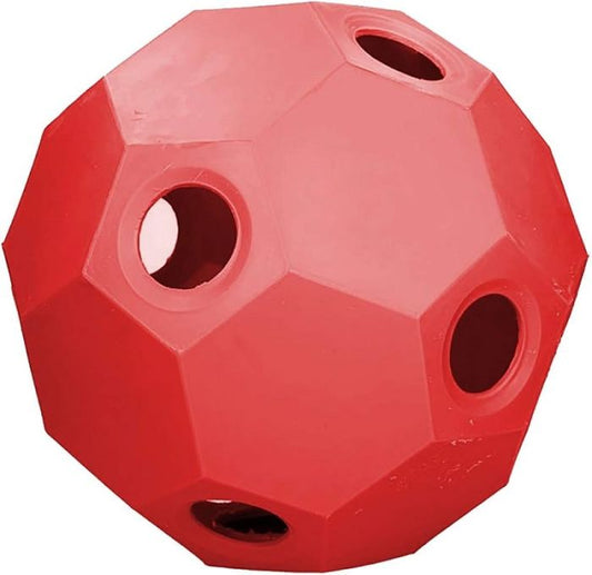 Hay Play – Mangeoire Sphérique à Fourrage Lent Rouge
