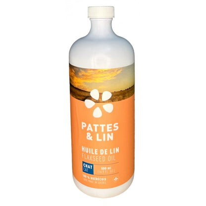 Pattes&Lin huile de lin Chat