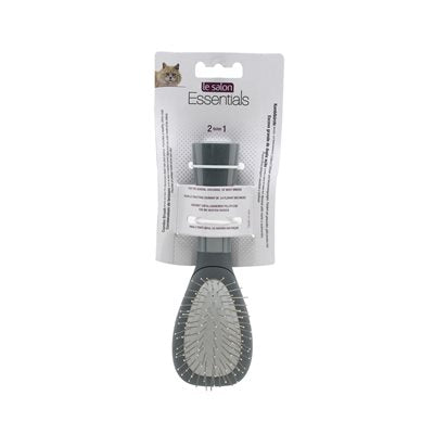 Brosse 2 En 1 Nylon Et Acier