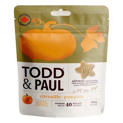 TODD & PAUL - BISCUITS CITROUILLE 120G