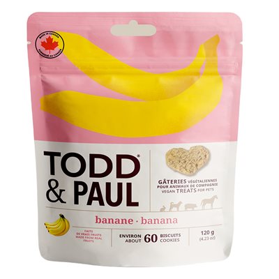 TODD & PAUL - BISCUITS BANANE120G