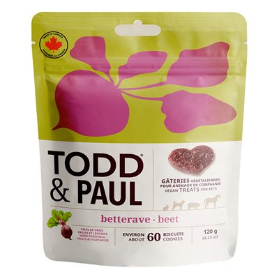 TODD & PAUL - BISCUITS BETTERAVE 120G