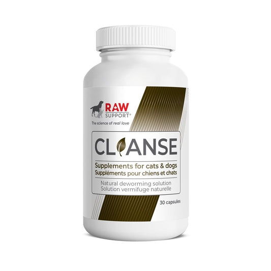 Raw Support « Cleanse » Supplément Naturel 30 Capsules