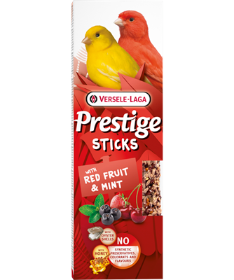 Versele Laga Prestige Sticks Canaris avec Fruits Rouges & Menthe 60g