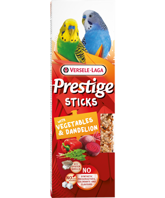 Versele Laga Prestige Sticks Petites Perruches avec Légumes & Pissenlit 60g