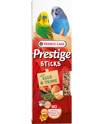 Versele Laga Prestige Sticks Petites Perruches avec Œufs & Thym 60g