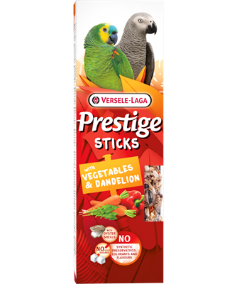 Versele Laga Prestige Sticks Perroquets avec Légumes & Pissenlit 140g