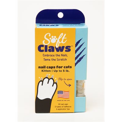 Soft Claws Capuchons à Ongles pour Chatons Transparent