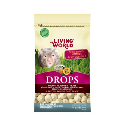 Régals Drops Living world Hamster (Yogourt) 75G