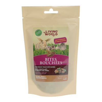 Bouchées Living World Avec Quinoa Pour Petits Animaux, 60 G